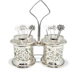 Teaspoons holder set 6 pcs of spoons