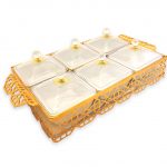 صحون مكسرات 6 قطع